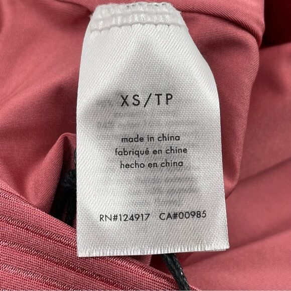 COPY - NEW Onia Michelle One-Piece Swimsuit Ribbed Belted Waist Solid Dusty Ros… - Picture 8 of 11